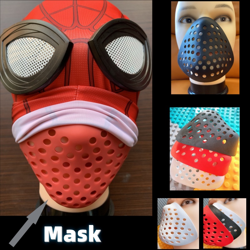 Silicone Mask Bracket - Maska na Halloween, nakładka na nos