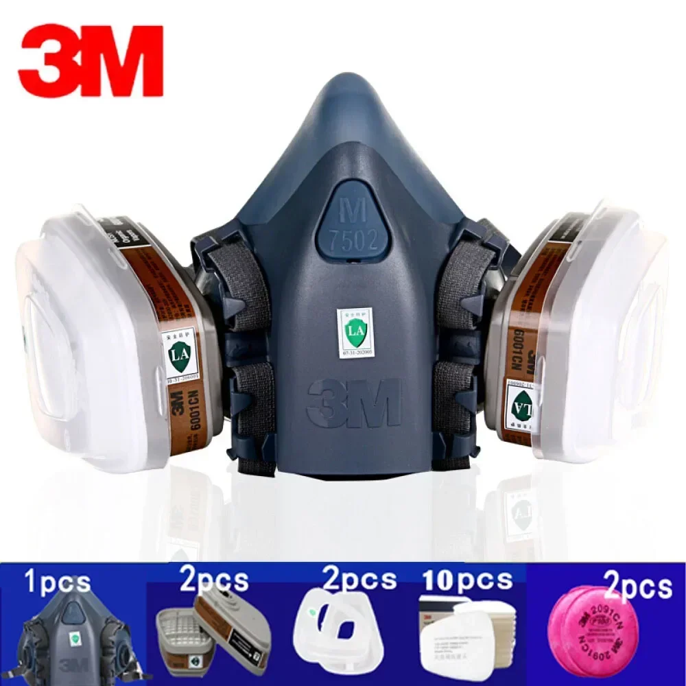 Maska ochronna 3M 7502 do prac – Dust Mask Construction recenzja i cena
